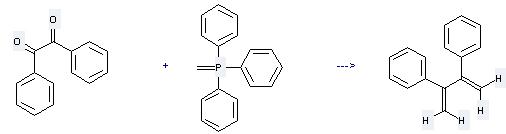 Phosphorane,methylenetriphenyl- can be used to produce 2,3-diphenyl-buta-1,3-diene at the ambient temperature